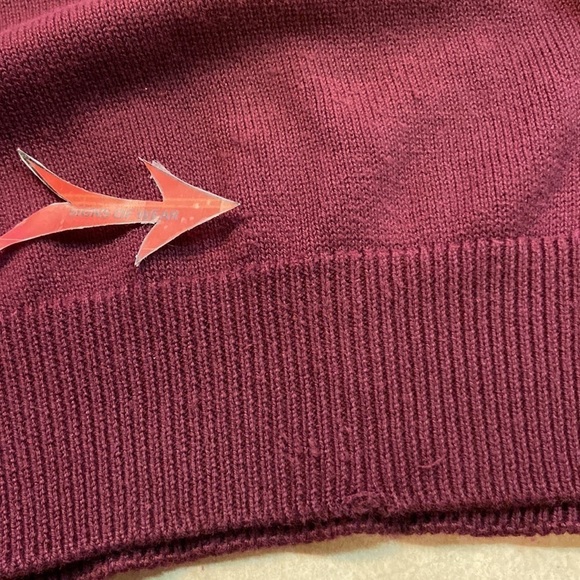 Byford Graphic (Embroidered) Sweater Golf Feep Burgundy Size Med Preowned - Picture 12 of 12